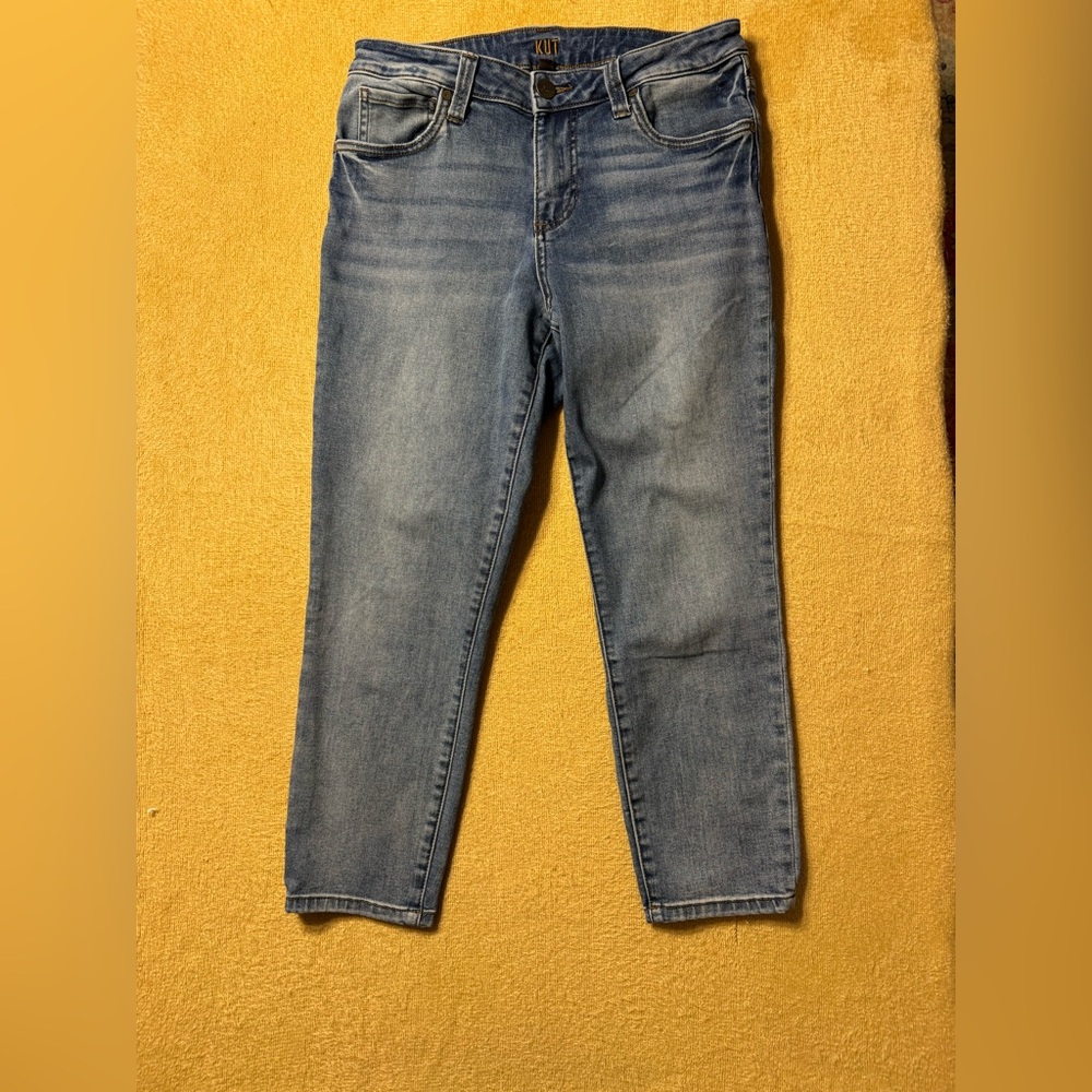 Kut from the Kloth Light Blue Cropped Jeans